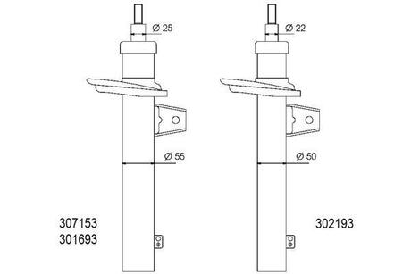 Амортизатор передний AL-KO 3219G