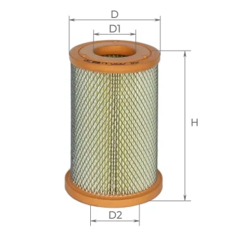 Фильтр воздушный NISSAN NAVARA, PICK UP 2.5 DI, DCI 02- ALPHA FILTER AF0227