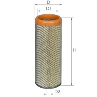 Фильтр воздушный TATA, Эталон, JOHN DEERE 4000 (В-054/2) (вторич.) (выр-во) ALPHA FILTER AF0750b