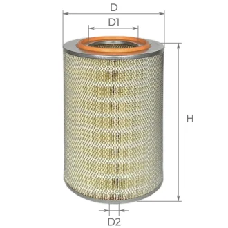Фильтр воздушный КАМАЗ (Дв. 740) (выр-во) ALPHA FILTER AF0751