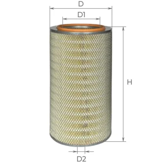 Фильтр воздушный КрАЗ 6510,651001,6444,65101 ЯМЗ-238, В-025 (Промбизнес) ALPHA FILTER AF0772