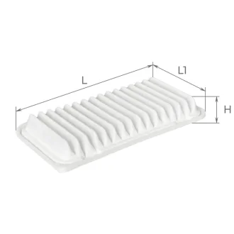 Фільтр повітряний TOYOTA AVENSIS (T25), COROLLA (E12U, E12J) Альфа ALPHA FILTER AF1001