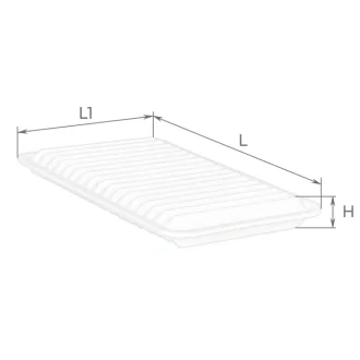 ЕФ повітряний (MAZDA 2, 3, Demio) ALPHA FILTER AF1013