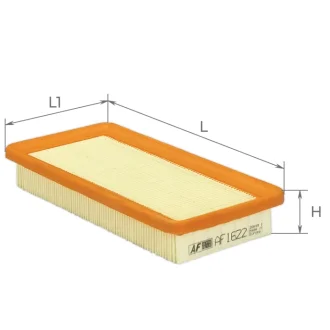 Фільтр повітряний Hyundai Getz 1.1I,1.3I,1.6I (05-) Альфа ALPHA FILTER AF1622