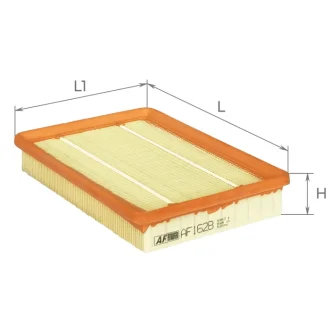 Фільтр повітряний Hyundai Elantra (XD) 1.6I,2.0I,2.0CRDI (06-), Coupe (GK) 1.6I,2.0I,2.7I (01-) Альфа ALPHA FILTER AF1628