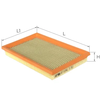Фільтр повітряний (з сіткою) Subaru Forester, Impreza, Legacy(92-07) / Nissan Almera,Teana, Maxima, X-Trail (01-07) Альфа ALPHA FILTER AF1646s