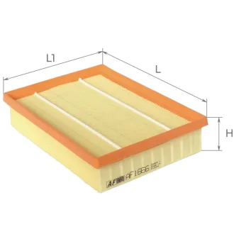 Фільтр повітряний PEUGEOT 307 1.4I, 1.6I, 2.0I 00- ALPHA FILTER AF1666