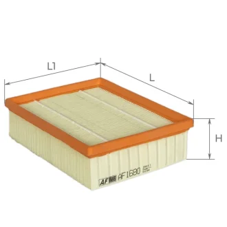 Фільтр повітряний OPEL CORSA 1.5D/TD, 1.7 D 93-00 ALPHA FILTER AF1680