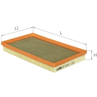 Фільтр повітряний OPEL ASTRA F 1.7 TDS 92-98, VECTRA A 1.7 TD 90-95 (з сіткою) ALPHA FILTER AF1690s
