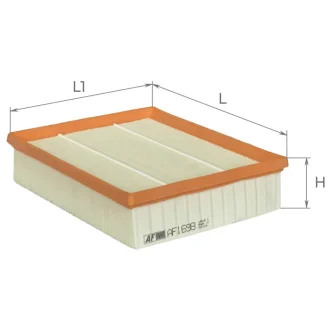 Фільтр повітряний ALPHA FILTER AF1698