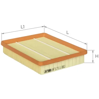 Фільтр повітряний HYUNDAI SONATA 2.0-2.5 98-, KIA MAGENTIS 2.0-2.5 02- ALPHA FILTER AF1711
