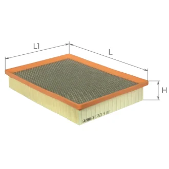 Фильтр воздушный RENAULT MASTER III 3.0 DCI 03-, OPEL MOVANO 3.0 CDTI 04- (с сеткой) (ALPHA FI ALPHA FILTER AF1753s