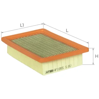 Фільтр повітряний (з сіткою)Hyundai Santa-FE 2,2Cdi/2,7L 00- Альфа ALPHA FILTER AF1855s