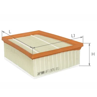 Фільтр повітряний Renault Espace V, Megane IV, Scenic IV, Grand scenic IV 1.5DCi, 1.6dCi, 1.7dCi Альфа ALPHA FILTER AF1905