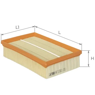 Фільтр повітряний AUDI A1, A3, A3+Cabriolet Q2, Q3 CUPRA Formentor SEAT Arona, At ALPHA FILTER AF1961