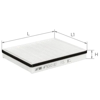 Фильтр салона 2170 Альфа ALPHA FILTER AF5010