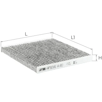 Фільтр салону (з вугіллям) Toyota Avensis II, Corolla IX, Corolla IX Verso Альфа ALPHA FILTER AF5016a