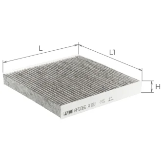 Фільтр салону (з актом вугіллям) HONDA Accord Альфа ALPHA FILTER AF5066a