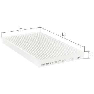 Фільтр салону Renault Megane CC 1,2-2,0L/1,5-1,9Cdi 10-, Megane 1,2-2,0L/1,5-1,9Cdi 08-, Fluence 1,6-2,0L /1,5Cdi 10- Альфа ALPHA FILTER AF5137