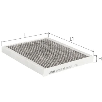 Фільтр салону (з актом вугіллям) Kia Sorento 2,0-2,2Crdi 14- / Toyota C-HR 1,2-2,0L 16- Альфа ALPHA FILTER AF5139a