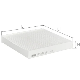 Фільтр салону Suzuki S-Cross 1,6L 13-, SX4 S-Cross 1,0-1,4L 16-, Vitara 1,0-1,6L 15- Альфа ALPHA FILTER AF5169