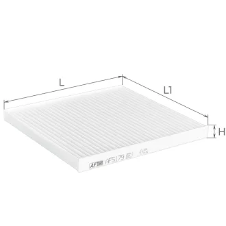 Фільтр салону ISUZU D-MAX 02-12 ALPHA FILTER AF5179