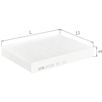 Фільтр салону Renault Scenic 09-, Trafic 1,6Dci 14- / Fiat Talento 16- / Nissan NV 300 1,6Dci 16- / Opel Vivaro B 1,6L/1,6Cdti 14- Альфа ALPHA FILTER AF5190