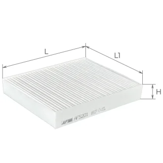 Фільтр салону ALPHA FILTER AF5201