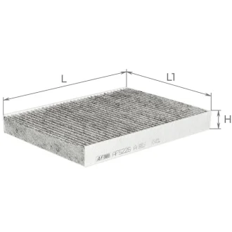 Фільтр салону Chery Tiggo 7 17- вугільний ALPHA FILTER AF5226a