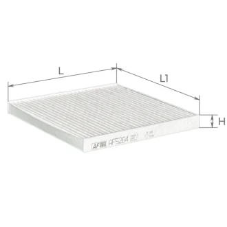 Фильтр салона ALPHA FILTER AF5264