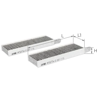 ЕФ повітряний салону (OPEL Corsa-F; Mokka B; PEUGEOT 2008 II, 208 II; CITROEN C4 III) ALPHA FILTER AF5273a-2