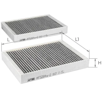 ЕФ повітряний салону (BMW 5, 6, 7, 8, X5, X6, X7, XM;ROLLS ROYCE Cullinan, Ghost, Phantom ALPHA FILTER AF5284a-2