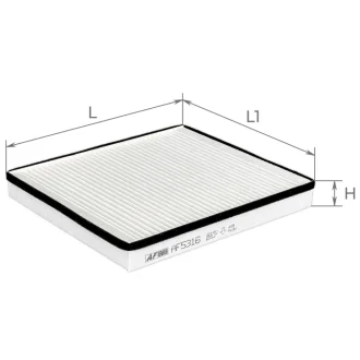 ЕФ повітряний салону (HYUNDAI Equus, Genesis; KIA Stinger) ALPHA FILTER AF5316