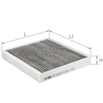 ЕФ повітряний салону (HYUNDAI Genesis, Elantra VII, Santa Fe IV; KIA Sportage V) ALPHA FILTER AF5323a