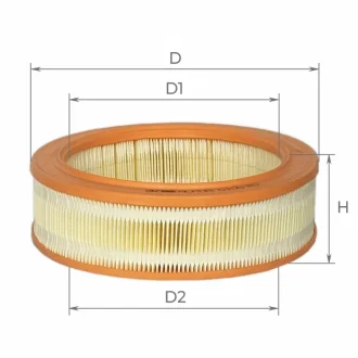 Фільтр повітряний ГАЗ 24, 3102, 31029, 3110, 3302 ALPHA FILTER Альфа0105