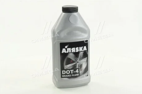 Рідина гальм. DOT4 (срібло) 390г АЛЯSКА 5437