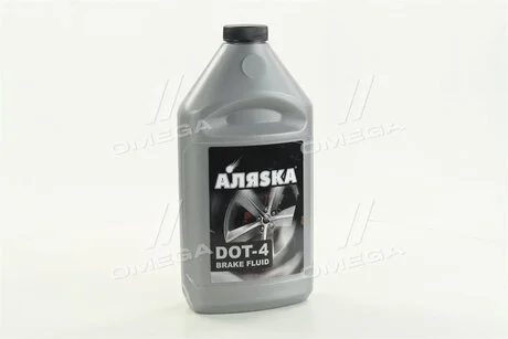 Рідина гальм. DOT4 (срібло) 750г АЛЯSКА 5438