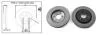 Диск гальмівний передNISSAN NAVARA 25DCI 05-,PATHFINDER 06- APLUS 61646AP (фото 1)