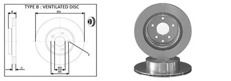 Диск гальмівний, лів/прав, зад APLUS 61720AP