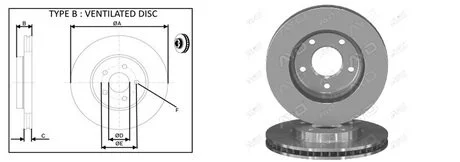 Диск гальмiвний APLUS 61831AP
