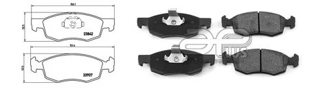 Гальмівні колодки APLUS 71157BAAP