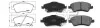 Колодки гальмівні, лів/прав, перед APLUS 71163BAAP (фото 1)