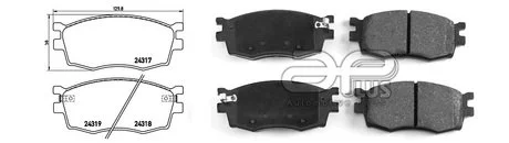 Гальмівні колодки APLUS 71165BAAP