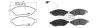 Колодки гальмівні, лів/прав, перед APLUS 71169BAAP (фото 1)