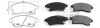 Колодки гальмівні, лів/прав, перед APLUS 71186BAAP (фото 1)