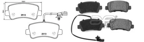 Гальмівні колодки APLUS 71188BAAP