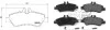 Колодки тормозные APLUS 71196CAP (фото 1)