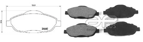 Гальмівні колодки APLUS 71258BAAP