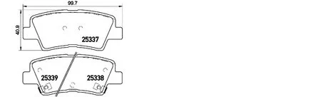 Гальмівні колодки APLUS 71264BAAP
