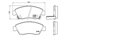 Колодки гальмівні APLUS 71277BAAP